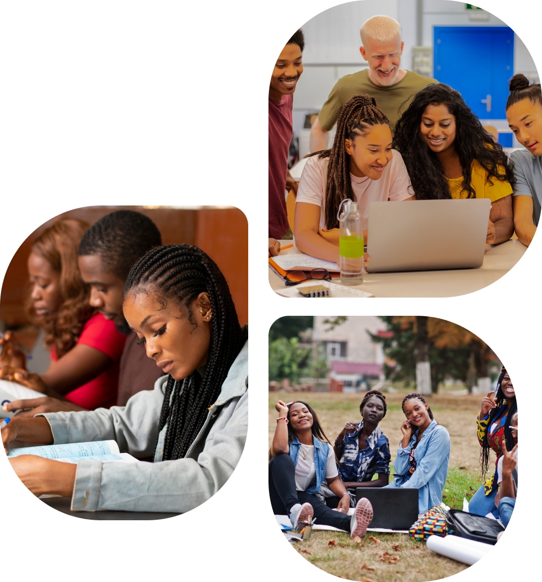 Students learning and collaborating